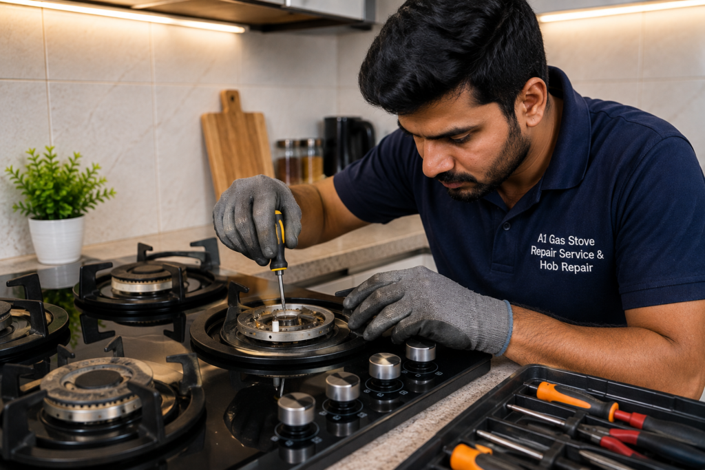 Gas stove repairing